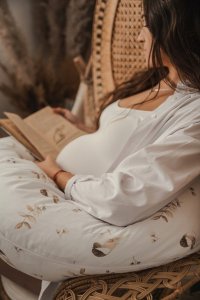 Poduszka pozycjonująca MOON z tk. baw, dł. 260 6