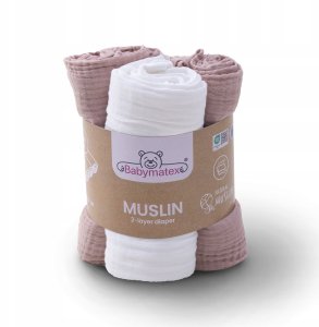 Pielucha MUSLIN 3 pak, roz. 70x80 1