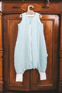 Multitex Śpiworek dziecięcy MUSLIN TO GO z nogawk dł. 95 cm 3