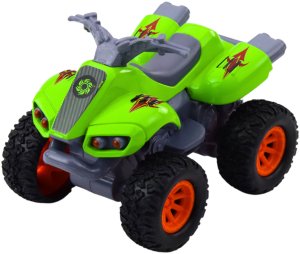 Quad Z Napędem Gumowe Opony Metalowa Karoseria Mix 5