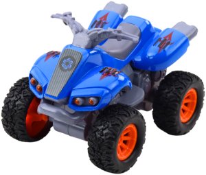 Quad Z Napędem Gumowe Opony Metalowa Karoseria Mix 6