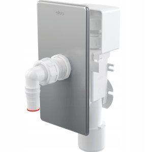 Syfon pralkowy podtynkowy do podłączeniu dwóch urządzeń, nierdzewny DN40 i DN50 3