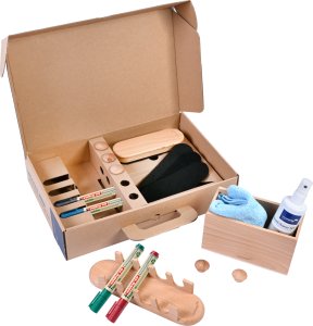 Legamaster WOODEN whiteboard accessory set 17-piece, Accessory set, Netherlands, FSC mix 70%, 214 mm, 333 mm, 74 mm 3