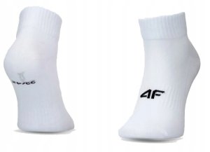 Skarpety 4F Męskie Krótkie 5-Pak Białe Sportowe M 3