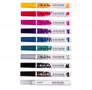 Ecoline Brush Pen set Galaxy | 10 colours 2