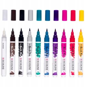 Ecoline Brush Pen set Galaxy | 10 colours 5
