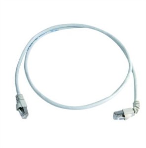 TELEGRTNER Kabel krosowy S/FTP Cat.6A (ISO/IEC), MP8 FS500, LSZH, 1x90, 1:1, biały, 2 m 1