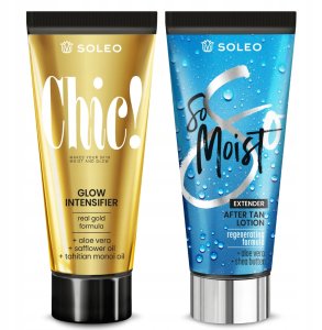SOLEO CHIC 150ml PRZYSPIESZACZ OPALANIA + BALSAM PO OPALANIU 150ml 1