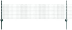 vidaXL Zestaw ogrodzenia z siatki dla kurczaków 2 sztuki Zielony 5