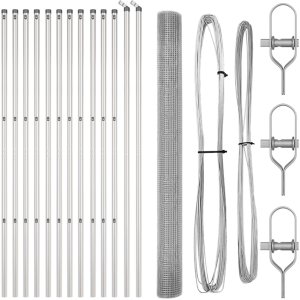 vidaXL Ogrodzenie spawane z 13 słupkami 1,5x50 m ze stali ocynkowanej 2