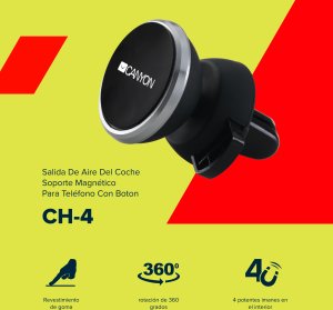 Canyon CNE-CCHM4 uchwyt Uchwyt pasywny Telefon komórkowy/Smartfon Czarny 3