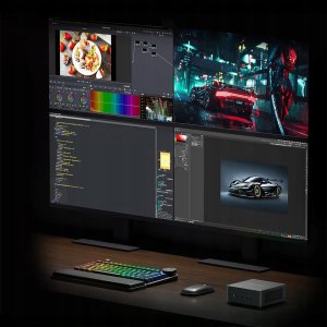 Mini Komputer PC MINISFORUM Ryzen 9 UM790Pro 64RAM/1TB SSD USB4 Wi-Fi 6 6