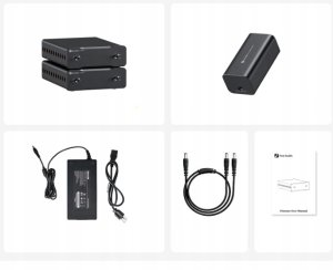 Fosi Audio V3 Mono 240W HiFi Wzmacniacz Klasy D z RCA/XLR 48V 10A 3