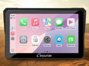 TP-Link Motocyklowy ekran Carpuride W702S Carplay/Android Auto uchwyt BM05 nowy 2