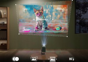 WEMAX Projektor 4K Przenośny ze stojakie 1080P HDR 10 WiFi/Bluetooth 5