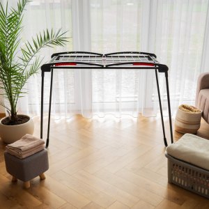 Suszarka na pranie składana teleskopowa na ubrania, bieliznę, z wbudowanymi haczykami UNIWERSALNY 2