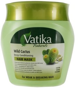 Dabur Vatika Wild Cactus Głęboko Odżywiająca Maska Do Włosów z Dzikim Kaktusem 500g 1