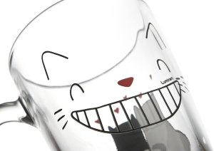 Kubek szklany 320 ml New Morning Czarny Kot 3