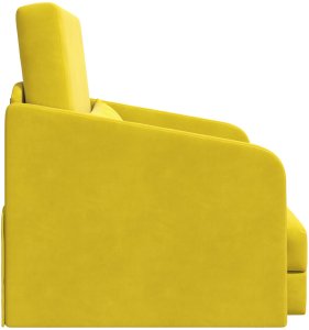 vidaXL Sofa Łóżko 2 w 1 Żółta 65x80x83 cm Welur 6
