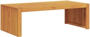 vidaXL Stolik kawowy do ogrodu 110x55x35 cm Drewno akacjowe 2