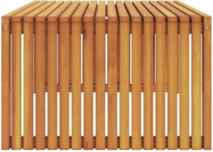 vidaXL Stolik kawowy do ogrodu 110x55x35 cm Drewno akacjowe 5