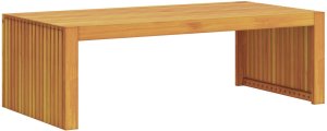 vidaXL Stolik kawowy do ogrodu 110x55x35 cm Drewno akacjowe 6