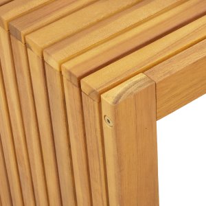 vidaXL Stolik kawowy do ogrodu 110x55x35 cm Drewno akacjowe 8