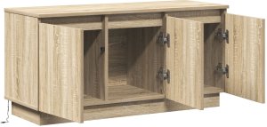 vidaXL Szafka RTV Sonoma Oak 100x38x49 cm 5