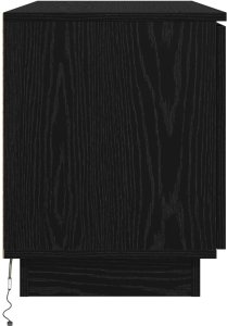 vidaXL Szafka RTV Czarny 100x38x49 cm Drewno inżynieryjne 7