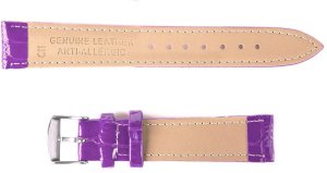Skórzany pasek do zegarka Connect C11 24 mm fioletowy . 5