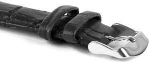 Diloy Skórzany pasek do zegarka Connect C1 22 mm czarny XL . 2
