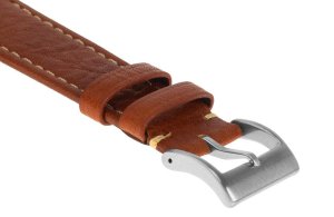 Chermond Skórzany pasek do zegarka Connect A05 20 mm brązowy . 2