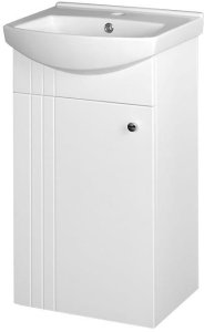 CABINET WITH WASHBASIN SA44 WHITE 1