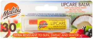 Malibu Lip Care Balm SPF30 Pomadka Balsam Do Ust Lemon 9064 1