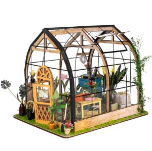 DIY MINIATUROWY DOMEK - SZKLARNIA | DIY | Puzzle 3D 1