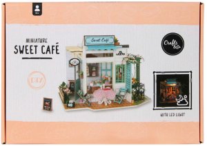 DIY MINIATUROWY DOMEK - KAWIARNIA | DIY | Puzzle 3D 9