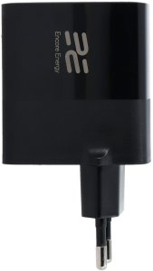 Nowa ładowarka sieciowa Encore Energy GaN QC 4+ PD 3.0 USB-A USB-C x2 65W MD-6583R z wyświetlaczem 6