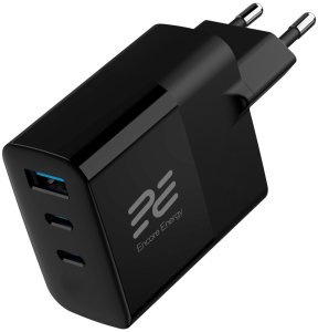 Nowa ładowarka sieciowa Encore Energy GaN QC 4+ PD 3.0 USB-A USB-C x2 65W MD-6583R z wyświetlaczem 7