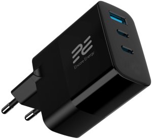 Nowa ładowarka sieciowa Encore Energy GaN QC 4+ PD 3.0 USB-A USB-C x2 65W MD-6583R z wyświetlaczem 9