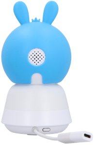 Nowa inteligentna kamera niania WiFi obrotowa FHD alarm kołysanki Baby Guard + monitor niebieska Encore View 5