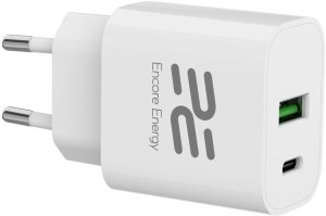Nowa ładowarka sieciowa Encore Energy PD 3.0 Quick Charge 4.0 USB-A USB-C 20W adapter MD-2083R 3
