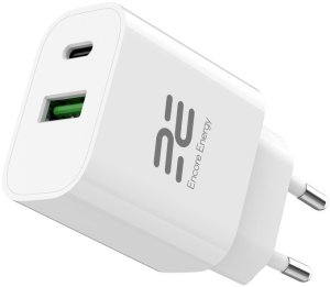 Nowa ładowarka sieciowa Encore Energy PD 3.0 Quick Charge 4.0 USB-A USB-C 20W adapter MD-2083R 10