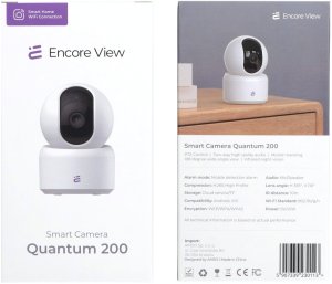 Nowa inteligentna kamera domowa WiFi PTZ 4Mpx SHD 3x Zoom IR night vision USB-C Quantum 200 Encore View 6