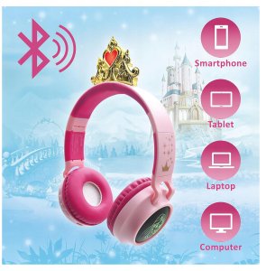 Disney Princess Bluetooth headphones with lights 5