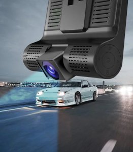 REJESTRATOR JAZDY HD WIDEOREJESTRATOR KAMERA SAMOCHODOWA COFANIA WIDEO WIFI ROZDZIELCZOŚĆ 800 x 480 UCHWYT NA SZYBĘ 5