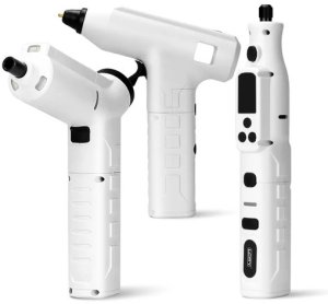 ZESTAW NARZĄDZI 3W1 ELEKTRYCZNY WIELOFUNKCYJNY WKRĘTAK PISTOLET DO KLEJU NARZĘDZIA OBROTOWE DO NAPRAWY 2