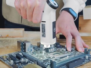 ZESTAW NARZĄDZI 3W1 ELEKTRYCZNY WIELOFUNKCYJNY WKRĘTAK PISTOLET DO KLEJU NARZĘDZIA OBROTOWE DO NAPRAWY 7