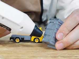 ZESTAW NARZĄDZI 3W1 ELEKTRYCZNY WIELOFUNKCYJNY WKRĘTAK PISTOLET DO KLEJU NARZĘDZIA OBROTOWE DO NAPRAWY 8