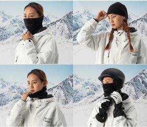 Komin narciarski komfort termiczny Oli rozmiar L - czarny Komin narciarski komfort termiczny Oli rozmiar L - czarny 5