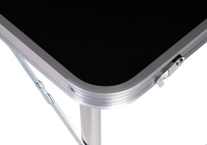 Stolik turystyczny stół składany kemping czarny blat 120x60 cm MultiGarden 7